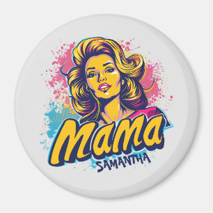 Íman Personalizado Retro Mama Pop Art (14)