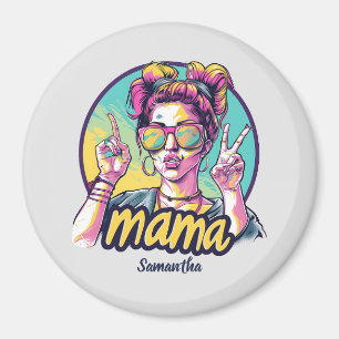 Íman Personalizado Retro Mama Pop Art (19)