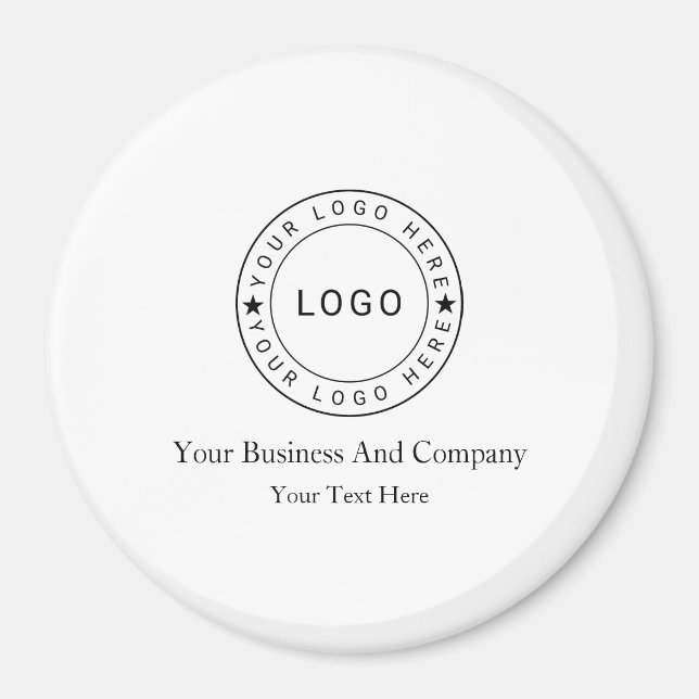 Íman Personalizado seu logotipo e texto (Frente)