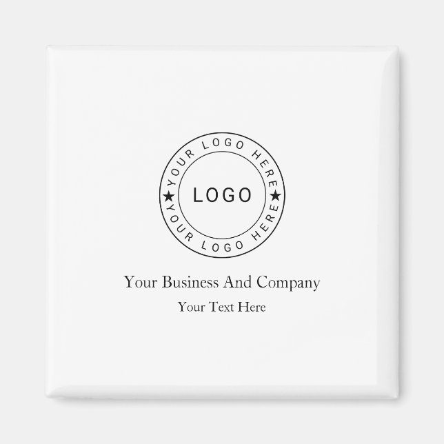Íman Personalizado seu logotipo e texto (Frente)