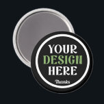 Íman personalizado, único, elegante e minimalista<br><div class="desc">Este design é acessível a todos. Sinta-se à vontade para personalizar o logotipo,  imagens,  texto e cores de acordo com suas preferências. Muito obrigado.</div>