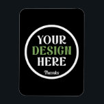 Íman personalizado, único, elegante e minimalista hersh<br><div class="desc">Este design é acessível a todos. Sinta-se à vontade para personalizar o logotipo,  imagens,  texto e cores de acordo com suas preferências. Muito obrigado.</div>