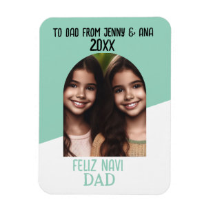 Íman Personalizar a captura de feliz Navidad do Magnet