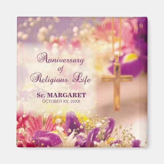 Íman Personalizar, Aniversário da Vida Religiosa, freir (Frente)