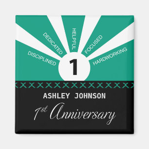 Íman Personalizar, Aniversário de Funcionários de 1ru