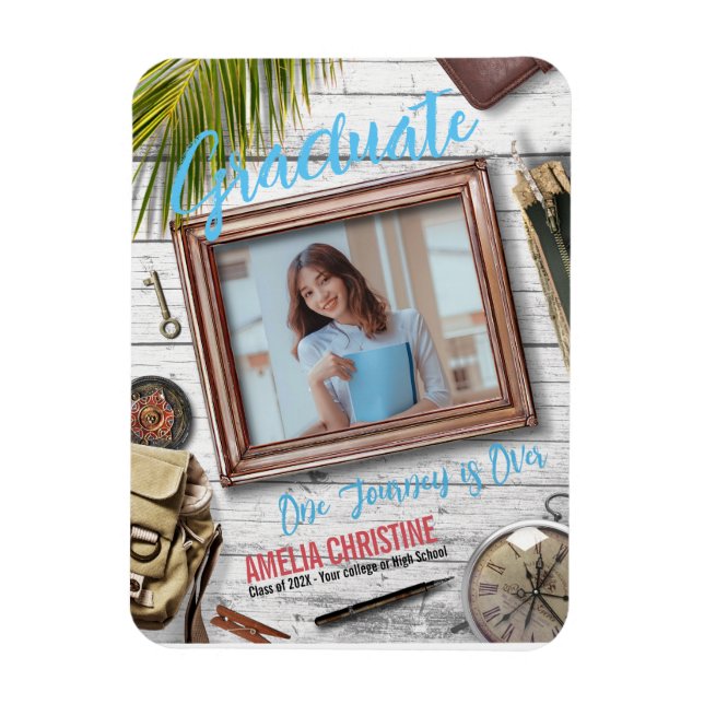 Íman Personalizar Anúncios de Graduação do Adventurer (Vertical)