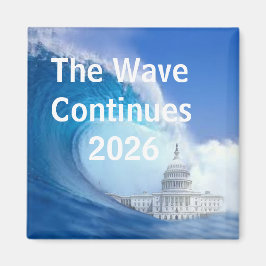 Íman Personalizar Blue Wave Eleições 2026