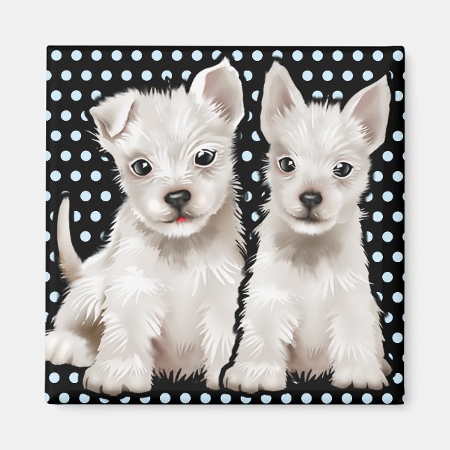 Íman Personalizar caracteres fofinhos do Magnet. (Frente)