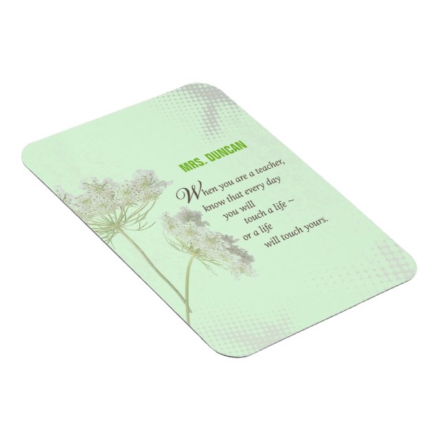 Íman Personalizar, Dia de Apreciação do Professor Obrig (Lado Direito)