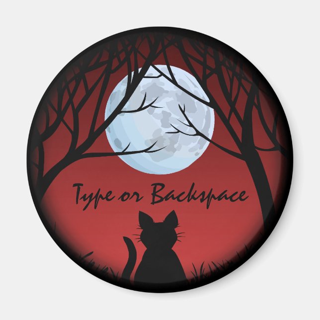 Íman Personalizar Imã de geladeira Gato Gordo do do Mag (Frente)