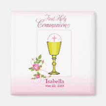 Personalizar Nome da Menina Rosa Primeira Comunhão