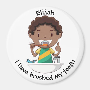 Íman Personalizar o Magnet para Crianças - escovei os 
