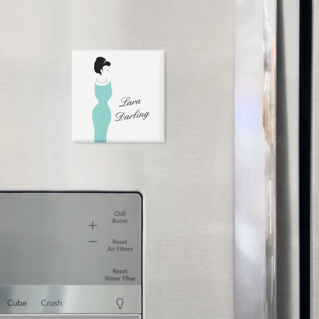 Íman Personalizar o Querido de BRIDE e Bridesmaid Tiara (In Situ (Fridge))