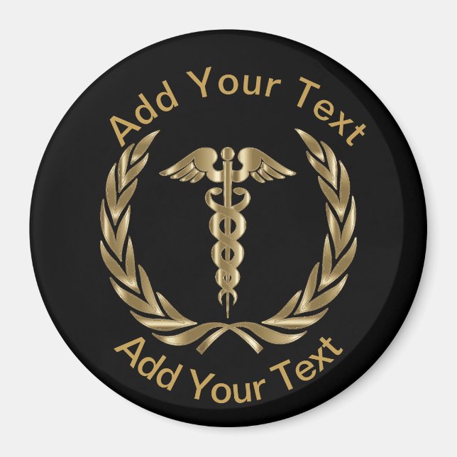 Íman Personalizar símbolo médico (Frente)