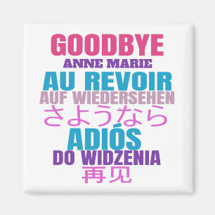 Íman Personalizar Tchau Deixando A Tipografia De Au Rev