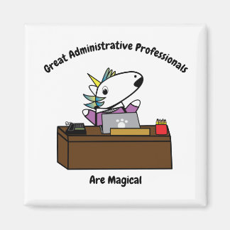 Íman Personalizar Unicórnio Profissional Administrativo