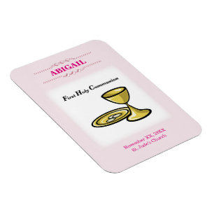 Íman Personalizável, Corpo de Comunhão de Meninas e S