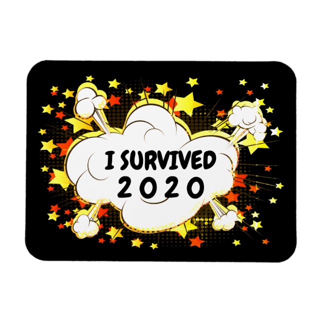 Íman Personalizável sobrevivi a uma explosão de 20xx co (Horizontal)