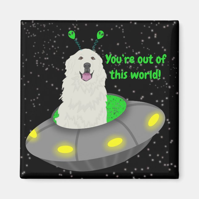 Íman Personalizável Você está fora deste mundo! (Frente)