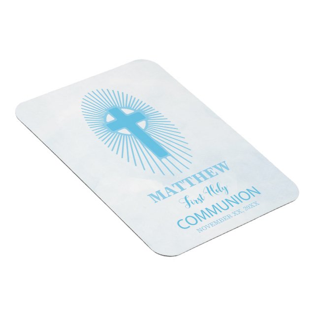 Íman Personalize, Blue First Sagrada Comunhão (Lado Direito)