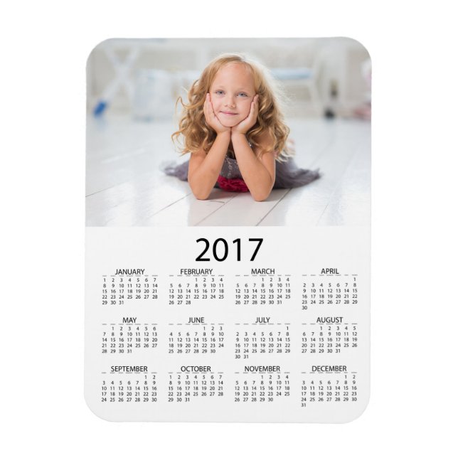Íman Personalize este calendário do Mini Frigorífico 20 (Vertical)