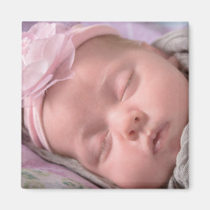Íman Personalize este ímã bonito da foto do bebê