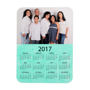 Íman Personalize este mini calendário do refrigerador