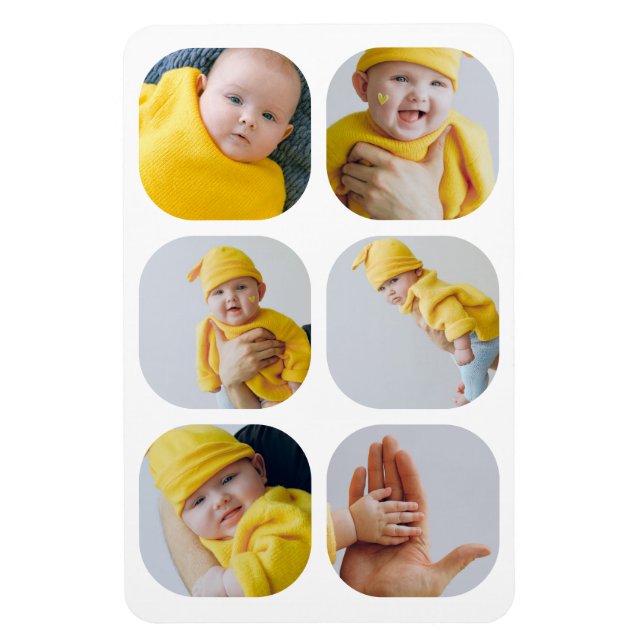 Íman Personalize facilmente a sua própria fotografia ún (Vertical)