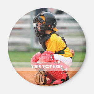 Íman Personalize Foto de Esportes com Prendedor