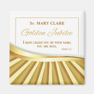 Íman Personalize, jubileu dourado da vida religiosa