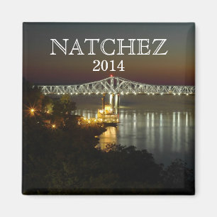 Íman PERSONALIZE O ANO - Natchez, lembrança de