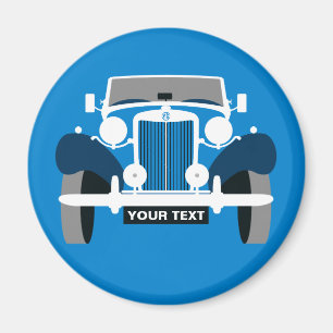 Íman Personalize o carro de esportes clássico do