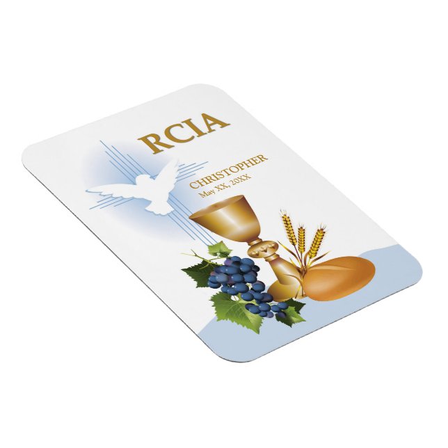 Íman Personalize, RCIA Parabéns Sacramento Católico (Lado Direito)
