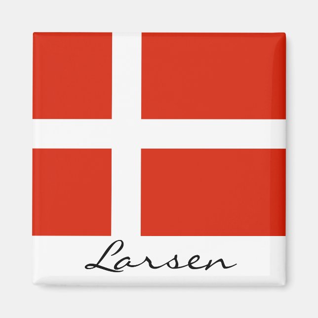 Íman Personalize seu Dannebrog! (Frente)