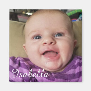 Íman Personalize seu ímã bonito da foto do bebê