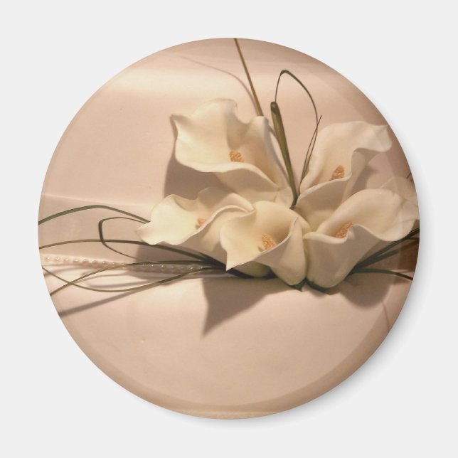 Íman Personalize seu próprio lírio calla (Frente)
