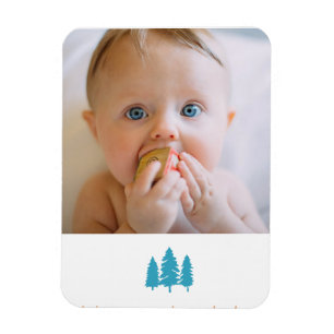 Íman personalize sua foto memorável do bebê