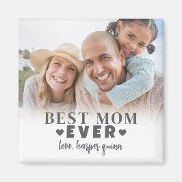 Íman Personalized Best Mom Photo