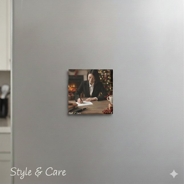 Íman Personalized Business Logo or Image Square (Personalized Business Logo or Image Square Magnet)