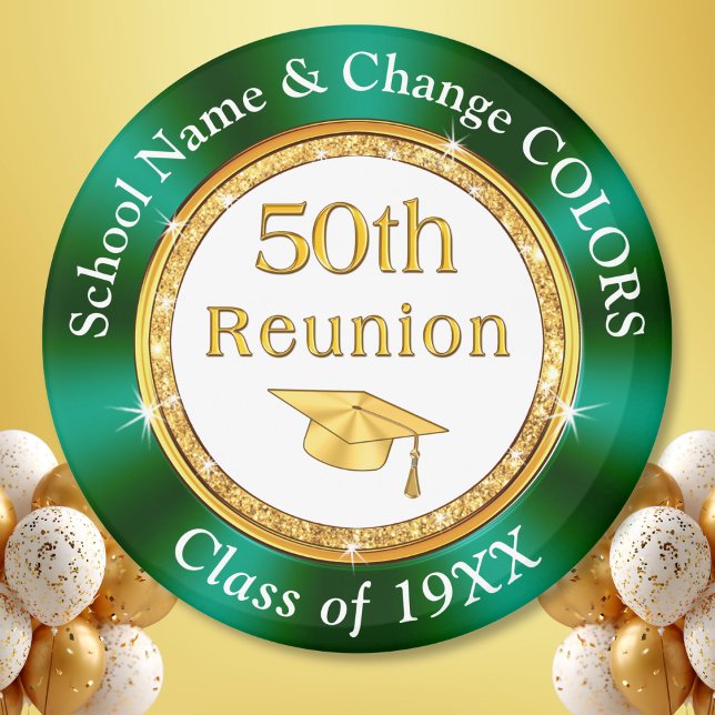 Íman Personalized Class Reunion Gifts. Class Reunion (50th class reunion ideas. 50th class reunion favors. Party favors for 50th class reunion. 50 yr.)