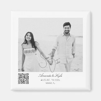 Íman Personalized editable Save the Date magnet