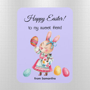 Íman Personalized Friend's Happy Easter Flexible