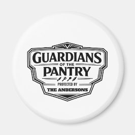 Íman Personalized Guardians of the Pantry Magnet