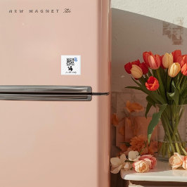 Íman Personalized Mom Typography Magnet