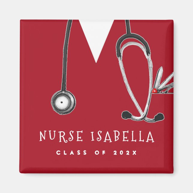 Íman Personalized Nurse Graduation Gift (Frente)