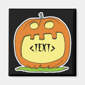 Íman Personnalize uma Jack-O-Lantern, <TEXT>