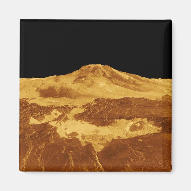 Íman Perspectiva 3D de Maat Mons em Vênus (Frente)