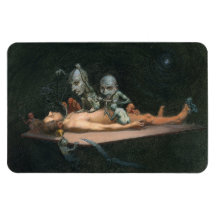 Perto da morte, vendo espíritos Mau demônicos