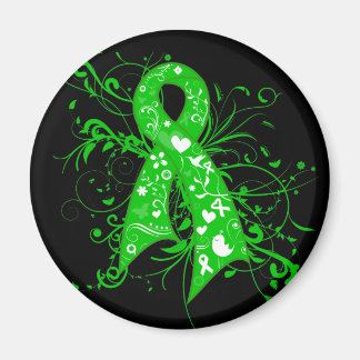 Íman Perturbação Bipolar Corações Florais Friso