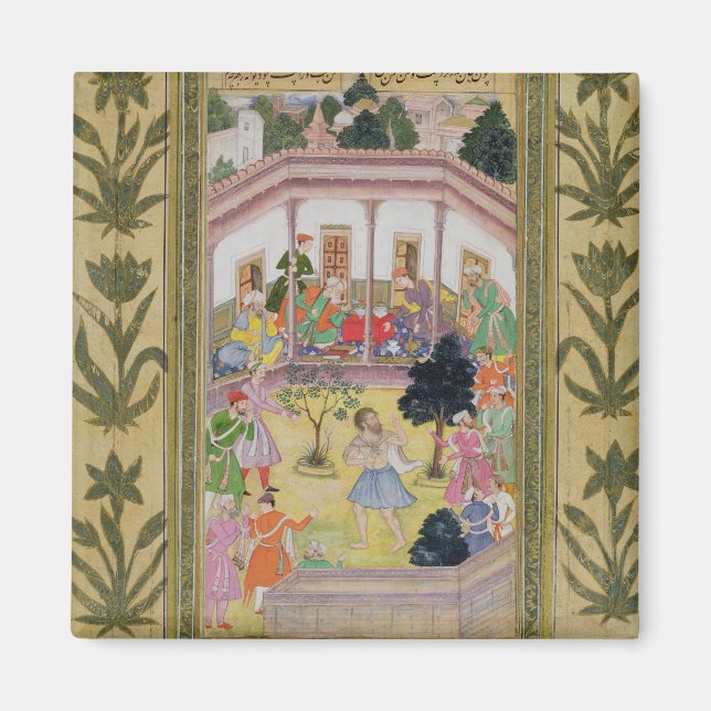 Íman Perturbação de um louco num encontro social, (Frente)